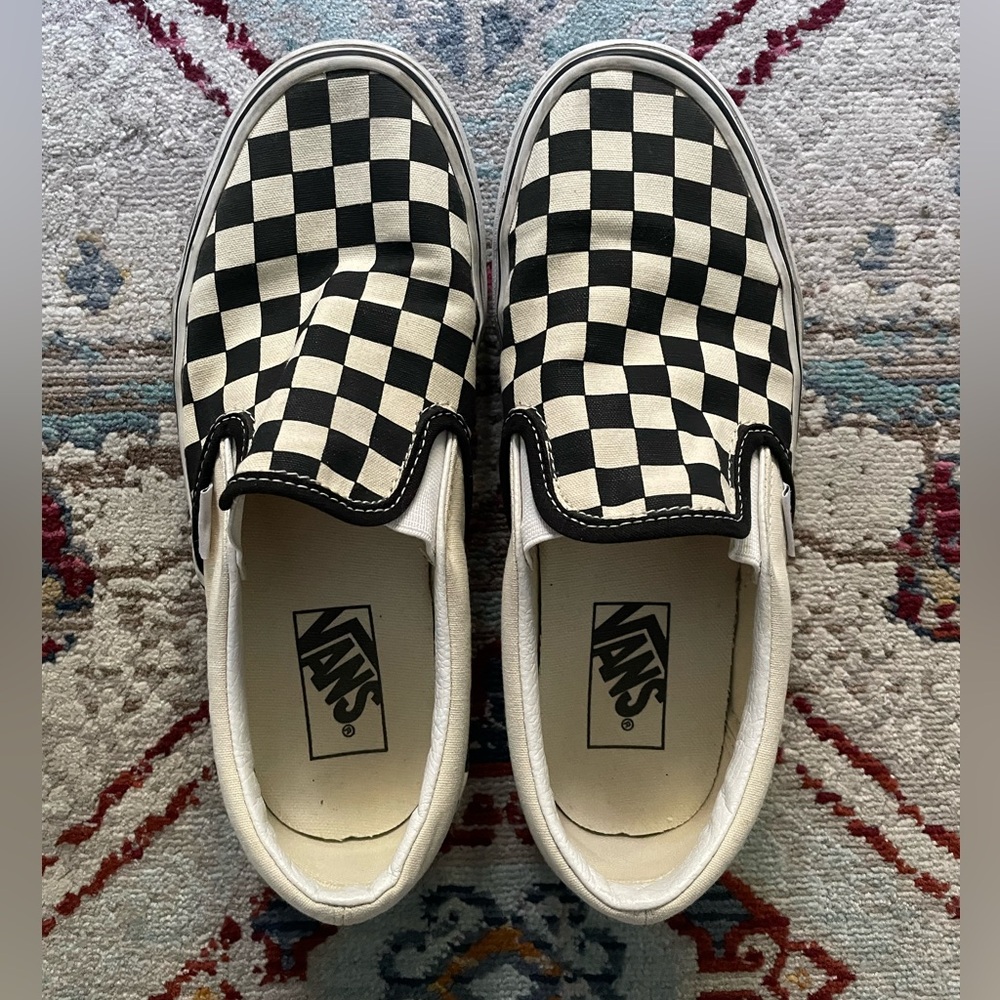 Vans Checkerboard Slip-On Sneakers